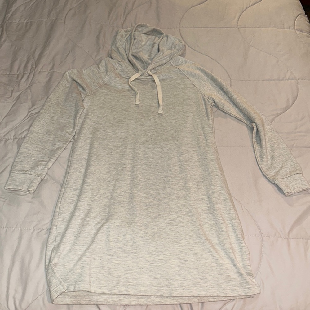 Sweater hoodie dress